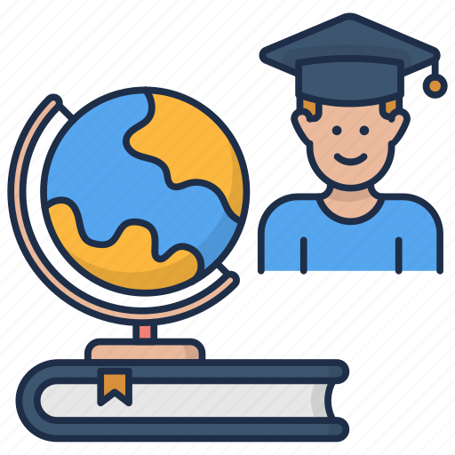 Global, book, education, school, learning icon - Download on Iconfinder
