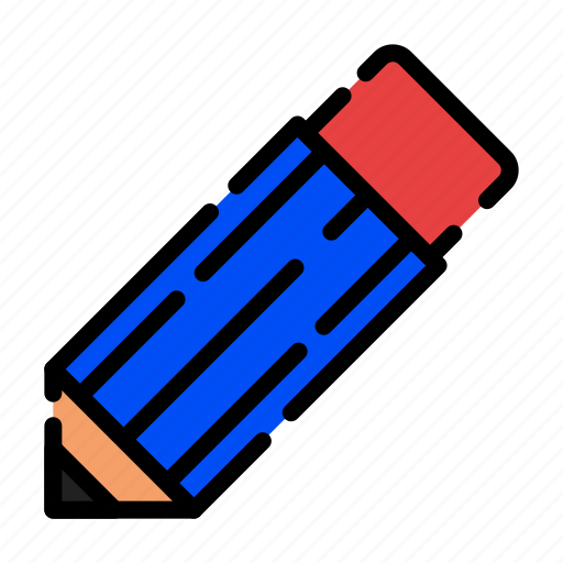 Edit, education, learning, pencil, school, write icon - Download on Iconfinder