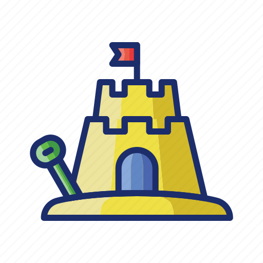 Building, castle, sand icon - Download on Iconfinder