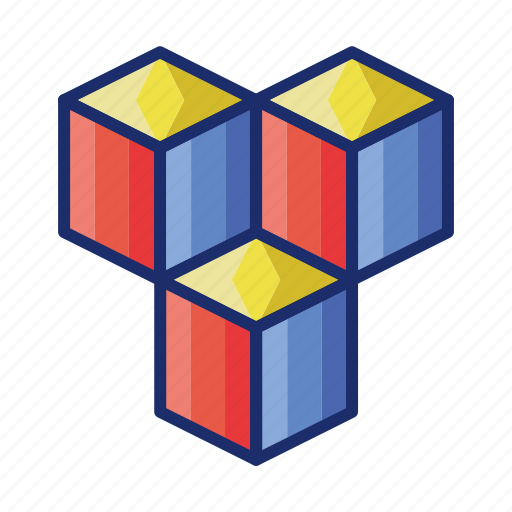 Blocks, cube, tumbling icon - Download on Iconfinder