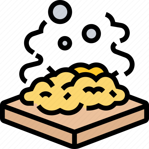Scrambled, eggs, breakfast, dish, cuisine icon - Download on Iconfinder