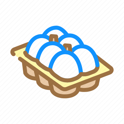 Egg, box, hen, food, healthy, fresh icon - Download on Iconfinder