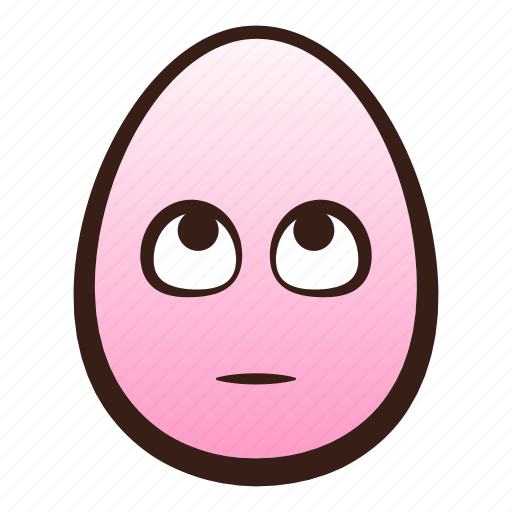 Easter, egg, emoji, eyes, face, funny, rolling icon - Download on Iconfinder