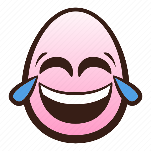Easter, egg, emoji, face, funny, joy, tears icon - Download on Iconfinder