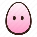 easter, egg, emoji, face, funny, mouth, without