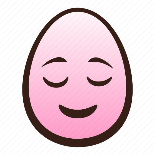 Easter, egg, emoji, face, funny, head, relieved icon - Download on Iconfinder