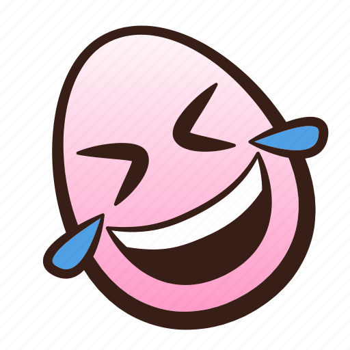 Easter, egg, emoji, floor, funny, laughing, rolling icon - Download on Iconfinder