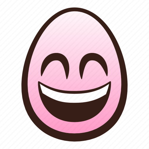 Easter, egg, emoji, eyes, face, funny, smiling icon - Download on Iconfinder