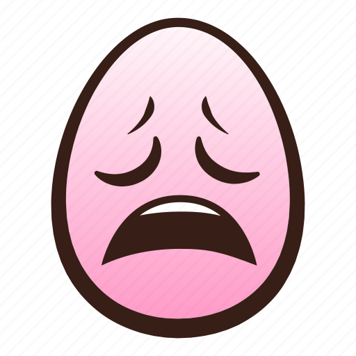 Easter, egg, emoji, face, funny, head, weary icon - Download on Iconfinder
