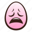 easter, egg, emoji, face, funny, head, weary 