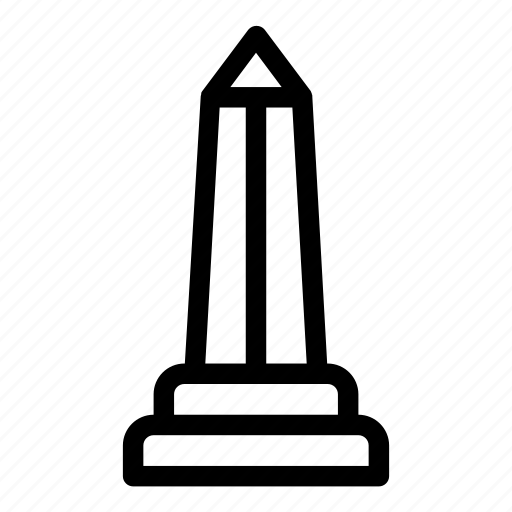 Architectonic, architecture and city, cultures, egypt, landmark, monuments, obelisk icon - Download on Iconfinder