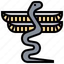 chanuphis, egypt, snake 