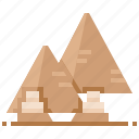 building, egypt, giza, landmark, pyramid