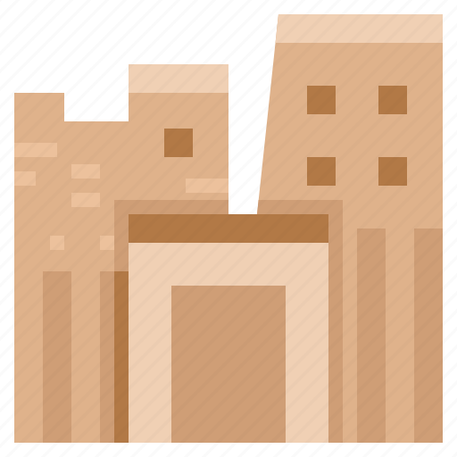 Building, edfu, egypt, landmark, temple icon - Download on Iconfinder
