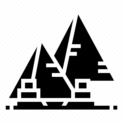 Building, egypt, giza, landmark, pyramid icon - Download on Iconfinder