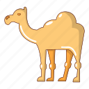 animal, camel, caravan, cartoon, desert, nature, object