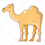animal, camel, caravan, cartoon, desert, nature, object 