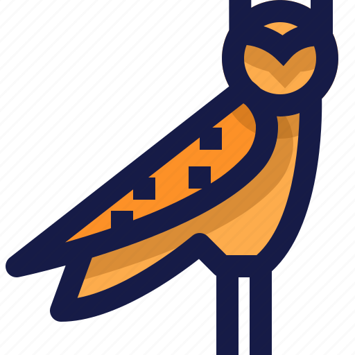 Ancient, animal, bird, egypt, egyptian, owl, predator icon - Download on Iconfinder