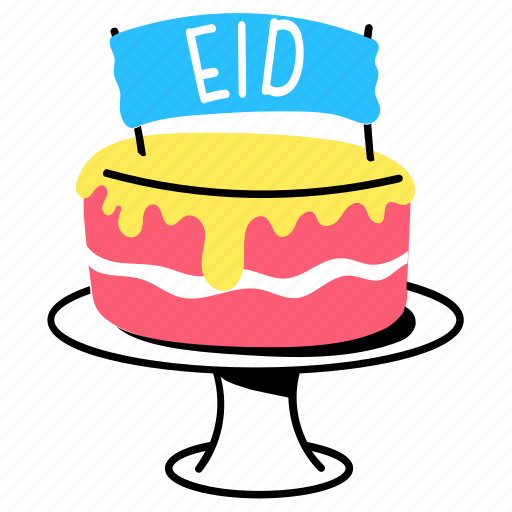 Sweet, cake, dessert, food, celebration sticker - Download on Iconfinder