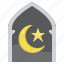 crescent, star, islamic, eid, mubarak 