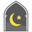crescent, star, eid, mubarak, moon, islamic 