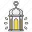 lamp, eid, mubarak, decoration, ornament, light, arabic 