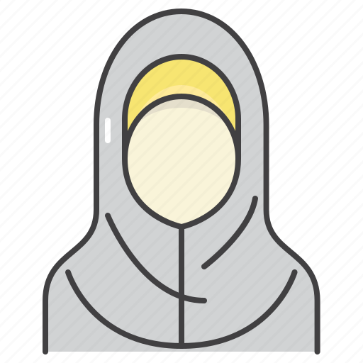 Hijab, eid, mubarak, woman, avatar, cloth, wear icon - Download on Iconfinder
