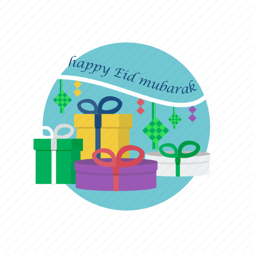 Celebration, eid, gift, happy, islam, mubarak, religion icon - Download on Iconfinder