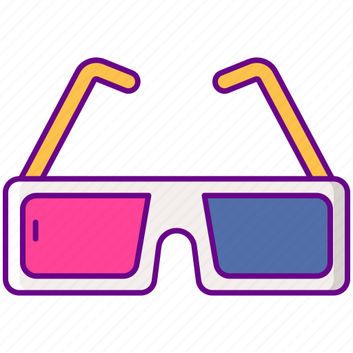 3d glasses, 80s, glasses icon - Download on Iconfinder