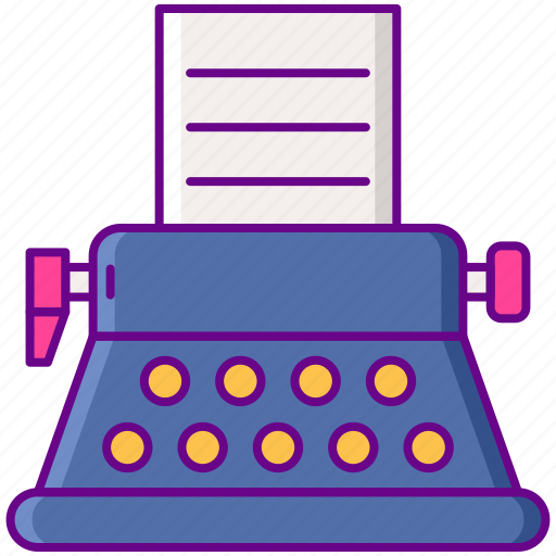 Book, typewriter, writer icon - Download on Iconfinder