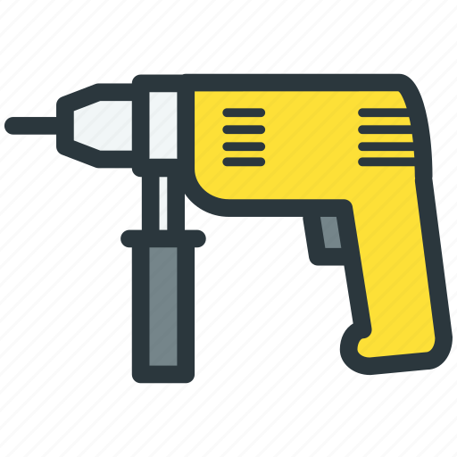 Drill, drilling, power tools, repair icon - Download on Iconfinder