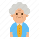 elderly, old, woman, person, user