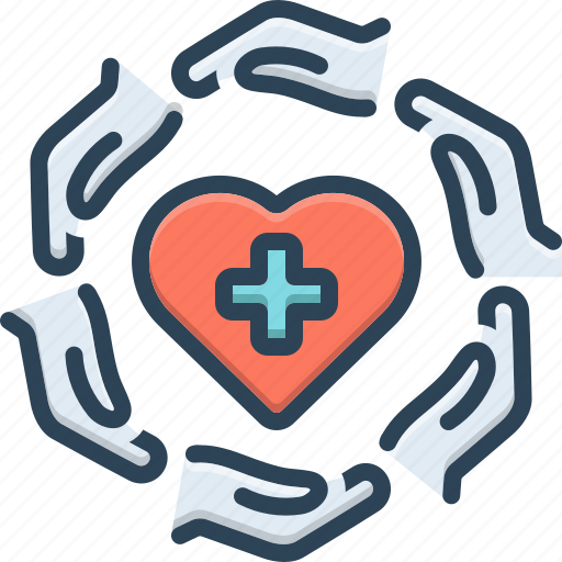 Health care, heart, medical, wellness, safe, medical services, safe keeping icon - Download on Iconfinder