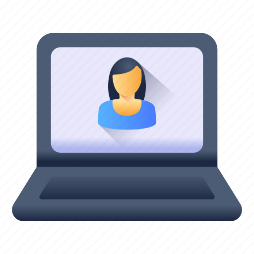 Virtual student, online pupil, online student, digital student, online learner icon - Download on Iconfinder