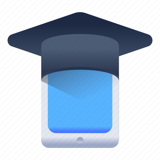 Mobile education, education app, learning app, online education, virtual education icon - Download on Iconfinder