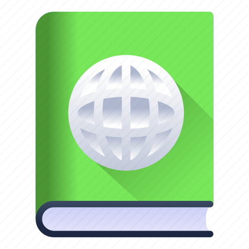 World book, global book, global knowledge, global learning, worldwide knowledge icon - Download on Iconfinder