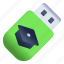learning pendrive flat icon is easy to use and download 