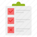 board, checklist, clipboard, document, list, notes