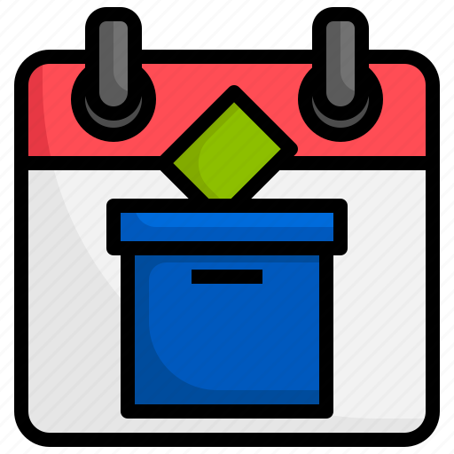 Election, date, time, and, politics, elections, vote icon - Download on Iconfinder