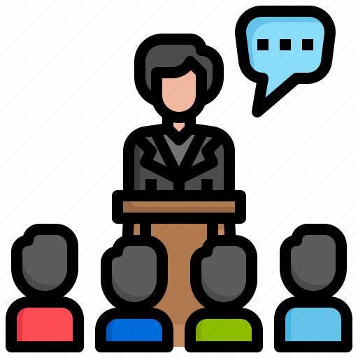 Speech, presenter, bubble, chat, box, chatting icon - Download on Iconfinder