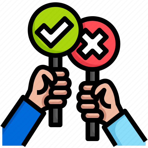 Yes, or, no, voting, poll, campaign, speech icon - Download on Iconfinder