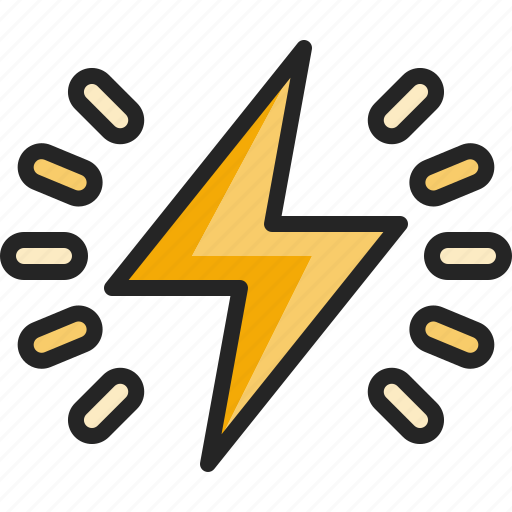 Energy, electric, thunder, volt, bolt, power, charging icon - Download on Iconfinder