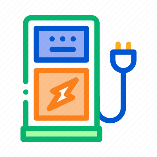Car, charge, electric, electrical, electro, station, transport icon - Download on Iconfinder