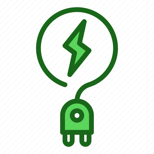 Electric, energy, green, power icon - Download on Iconfinder