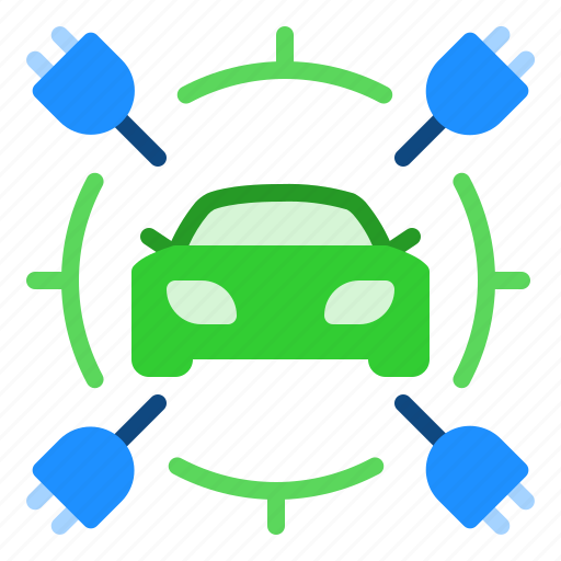 Car, electric, charging, power icon - Download on Iconfinder