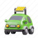 car, solar, panel, electric car, vehicle 