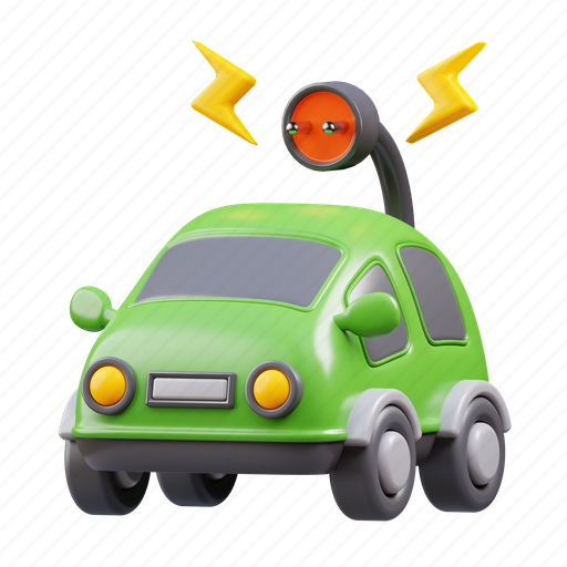Car, socket, electric car, vehicle 3D illustration - Download on Iconfinder
