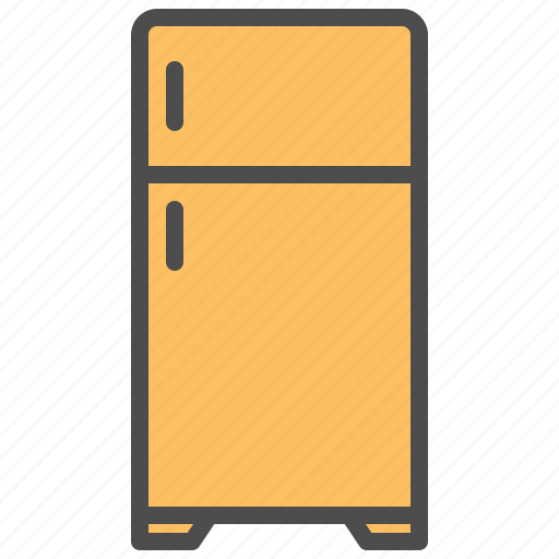 Refrigerator, freezer, appliance, electric, energy, power, eco icon - Download on Iconfinder