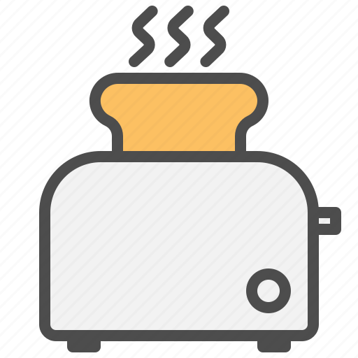 Toaster, kitchen, food, cooking, bread, sweet, fast icon - Download on Iconfinder