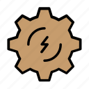 cog, cogwheel, electrical, power, settings, system